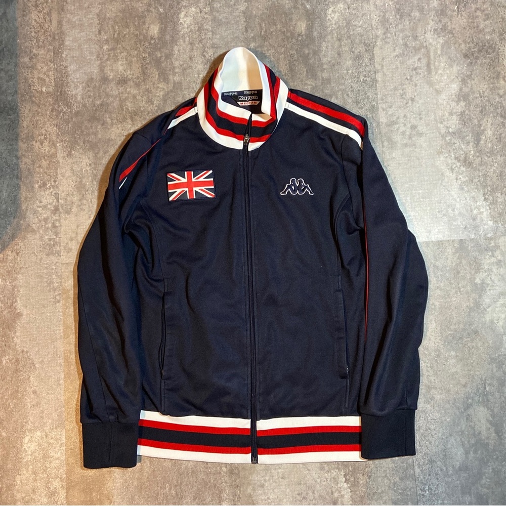 Kappa Red and White Track Jacket